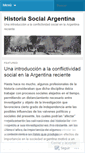 Mobile Screenshot of historiasocialargentina.wordpress.com