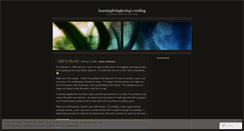 Desktop Screenshot of learninglivingloving.wordpress.com