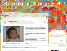 Tablet Screenshot of istanaputri.wordpress.com