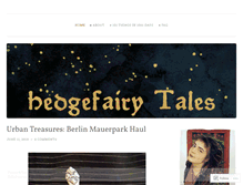 Tablet Screenshot of hedgefairy.wordpress.com