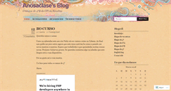 Desktop Screenshot of anosaclase.wordpress.com