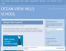 Tablet Screenshot of oceanviewhillsdolphins.wordpress.com
