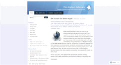 Desktop Screenshot of analysisadvocate.wordpress.com