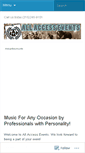Mobile Screenshot of allaccesseventsny.wordpress.com