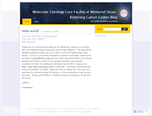 Tablet Screenshot of mccfmskcc.wordpress.com