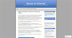 Desktop Screenshot of buscareninternet.wordpress.com
