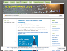 Tablet Screenshot of notizieinformatiche.wordpress.com