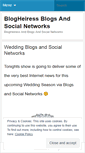 Mobile Screenshot of blogheiress.wordpress.com