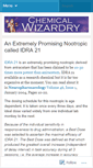Mobile Screenshot of chemicalwizardry.wordpress.com