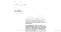 Desktop Screenshot of mituaem.wordpress.com