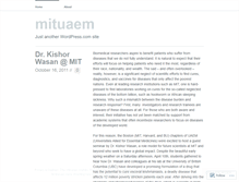 Tablet Screenshot of mituaem.wordpress.com