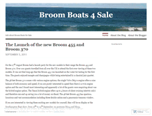 Tablet Screenshot of broomboats4sale.wordpress.com