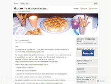 Tablet Screenshot of machetiseimangiato.wordpress.com