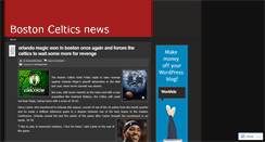 Desktop Screenshot of bostoncelticsnews.wordpress.com