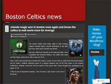Tablet Screenshot of bostoncelticsnews.wordpress.com