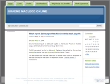 Tablet Screenshot of graememacleod.wordpress.com