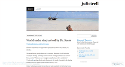 Desktop Screenshot of julietrell.wordpress.com