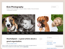 Tablet Screenshot of eviephoto.wordpress.com