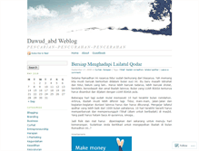 Tablet Screenshot of dawudabd.wordpress.com