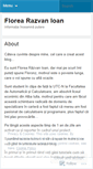 Mobile Screenshot of florearazvan20.wordpress.com