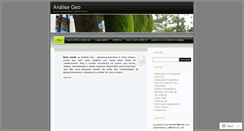 Desktop Screenshot of analisegeo.wordpress.com