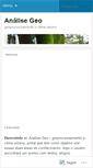 Mobile Screenshot of analisegeo.wordpress.com