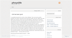 Desktop Screenshot of phoyslife.wordpress.com