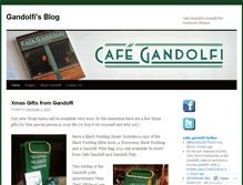 Tablet Screenshot of cafegandolfi.wordpress.com