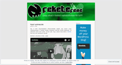 Desktop Screenshot of feketefene.wordpress.com