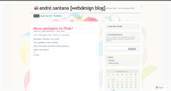 Desktop Screenshot of andresantana.wordpress.com