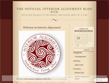 Tablet Screenshot of officialinterioralignment.wordpress.com