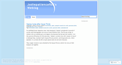 Desktop Screenshot of jodiepatiencefbd.wordpress.com