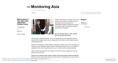 Desktop Screenshot of monitoringasia.wordpress.com