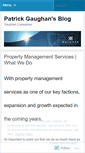 Mobile Screenshot of patrickgaughan.wordpress.com