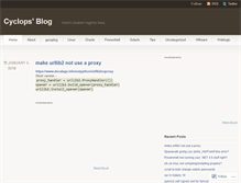 Tablet Screenshot of cyclop5.wordpress.com