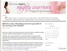 Tablet Screenshot of godsmightywarriors.wordpress.com