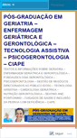 Mobile Screenshot of cursosgeriatria.wordpress.com