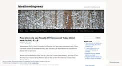 Desktop Screenshot of latesttrendingnewz.wordpress.com