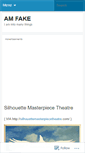 Mobile Screenshot of amfake.wordpress.com