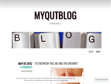 Tablet Screenshot of myqutblog.wordpress.com