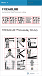 Mobile Screenshot of freaklub.wordpress.com
