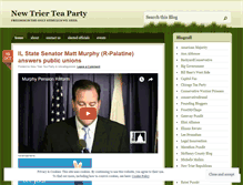 Tablet Screenshot of newtrierteaparty.wordpress.com