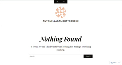 Desktop Screenshot of antonellagambottoburke.wordpress.com