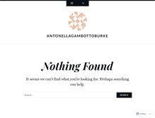 Tablet Screenshot of antonellagambottoburke.wordpress.com