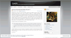 Desktop Screenshot of geopolicy.wordpress.com