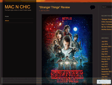 Tablet Screenshot of macnchic.wordpress.com