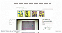 Desktop Screenshot of onestepbigshot.wordpress.com