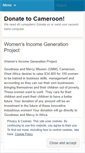 Mobile Screenshot of pctocameroon.wordpress.com