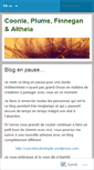 Mobile Screenshot of coonieandplume.wordpress.com