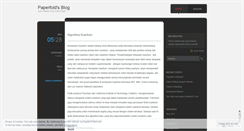 Desktop Screenshot of paperfold.wordpress.com